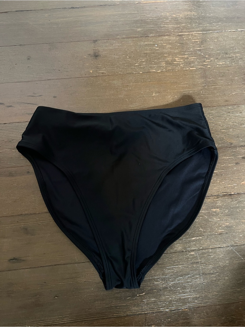 Old Navy Black High-Rise Bikini Bottoms